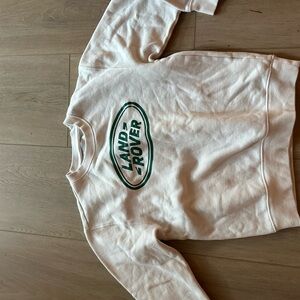 Land Rover White Sweatshirt